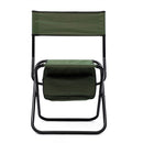 Folding Outdoor Chairs With Storage Bag, Portable Chair For Indoor, Outdoor Camping, Picnics And Fishing by HouseOfZazla