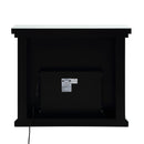 Noralie - 40" Fireplace - Mirrored & Faux Diamonds