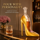 Gold Heel Stiletto High Heels Shape Decanter Whiskey and Wine Decanter