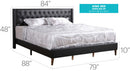 Stylish Bed For Spacious Rooms Contemporary by HouseOfZazla