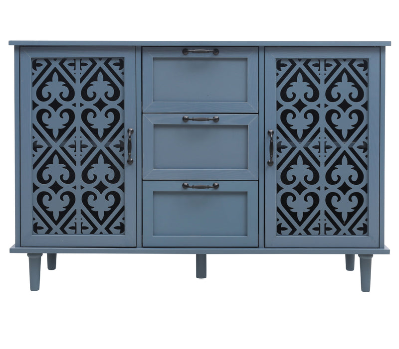 2 Door 3 Drawer Cabinet, American Furniture, Suitable for Bedroom, Living Room, Study