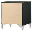 Malcolm - 2 Drawer Nightstand - Black by HouseOfZazla