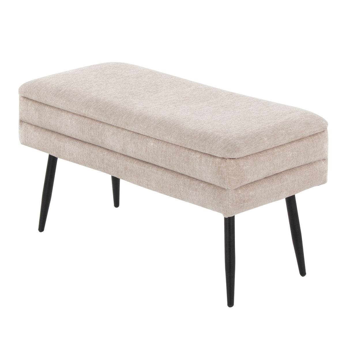 Neapolitan - Contemporary Storage Bench, photo 6 of 8