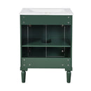 Bathroom Vanity With Top Sink, 2 Tier Storage Cabinet by HouseOfZazla