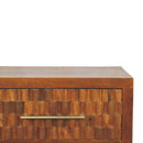 Solid Wood Cadiz Carved Shoe Bench