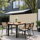 Retractable Side Screen Awning - Dark Grey - 118" x 63"