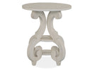 Bronwyn - Round Accent Table - Alabaster