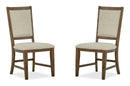Bay Creek - Step Up Side Chair With Upholstered Seat & Back (Set of 2) - Dark Brown