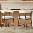 24.5'' Seat Height Bar Stools with Back, Set of 2 by HouseOfZazla