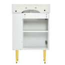 Bathroom Vanity, Combo Cabinet, Bathroom Storage Cabinet, Single Ceramic Sink by HouseOfZazla