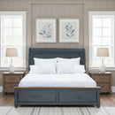 Sleigh Bed & USB Ports by HouseOfZazla