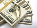 Money Prop - Series 2000 $100's Aged-Look $50,000 Blank Filler 5-Stack Package