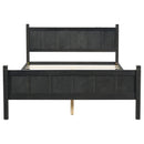 Queen Size Flat Panel Bed with Headboard & Footboard