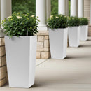 30 in Tall Large Flower Pot Planter with Self-Watering Drainage Holes