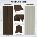 20 Pcs Metal Roofing Panels, Galvanized Steel, Waterproof, Heavy Duty by HouseOfZazla