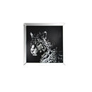 Talisha - Wall Art - Mirrored & Faux Crystal Leopard