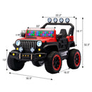 Electric Car With Remote Control, Colorful LED Lights, USB & MP3 by HouseOfZazla