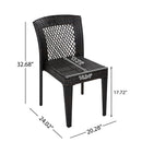 Outdoor Dining Stackable Chairs by HouseOfZazla