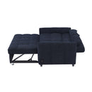 Loveseat Sofa Pull-Out Bed With Adjustable Backrest, 3 USB Ports And 2 Lumbar Pillows For Living Room by HouseOfZazla