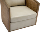 Barrel, Comfy Round Accent Sofa Chair With 360 Degree Swivel, Leisure Arm by HouseOfZazla