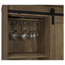 Arcata - Sliding Door Bar Cabinet - Oak by HouseOfZazla