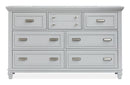 Charleston - Drawer Dresser With Landscape Mirror by Unique Piece Furniture