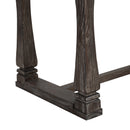 6 Person Dining Table Set, 60 inch Kitchen Table Set for 6 People,4 Chairs with Backrest,2-Person Tufted Seat Bench, Grey Tabletop