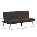 Modern Sofa Bed With Wood Frame And Stainless Legs by HouseOfZazla