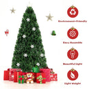 LED Optic Artificial Christmas Tree with Snowflakes by LJGDeals