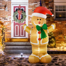 HOMCOM 6ft Christmas Inflatable Gingerbread Man