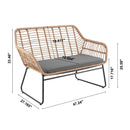 Antibes - 4 Piece Outdoor Conversation Set by HouseOfZazla