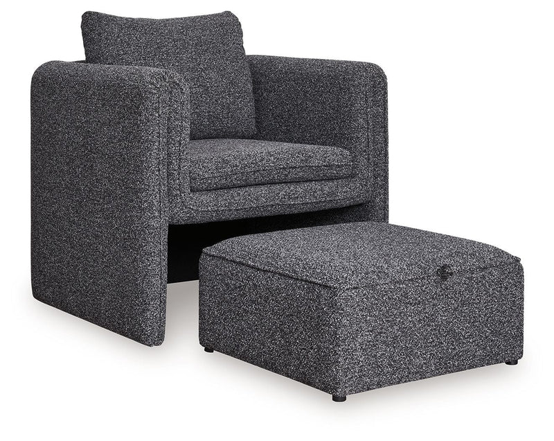 Vreni - Accent Chair - Charcoal / Black, photo 6 of 7