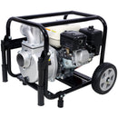 Honda - Gx160 Engine Water Pump 3" 264Gpm With Accessories Kit And Handle Wheel Kit - Black / Red