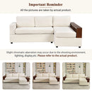 Sectional Sofa Upholstered Sofa Couch With Reversible Armrests For Living Room by HouseOfZazla
