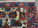 5.5' X 10.5' Antique Handmade Indian Floral Oriental Wool Rug Tribal Veg Dye Nice