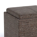 Rockwood - Upholstered Cube Storage Ottoman With Tray by Unique Piece Furniture