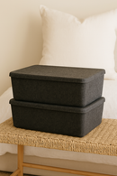 The Sculpted Bin - Large with Lid | Set of 3 by SortJoy