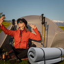 Memory Foam Camping Mattress Foldable, Portable With Water Resistant Cover - Gray by HouseOfZazla