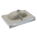 Wall Mounted Rectangular Bathroom Sink With Towel Bar & Overflow - White by HouseOfZazla