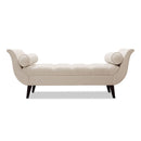 Alma - Tufted Flared Arm Entryway Bench by HouseOfZazla
