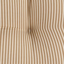 Outdoor Chair Cushions Set of 2 - Beige Striped