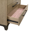 6 Drawer Chest With Smooth Glides - Brown by HouseOfZazla