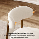 Upholstered Dining Chairs For Dining Room (Set of 2) - Beige