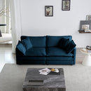 Modern Fabric Loveseat Sofa Couch for Living Room