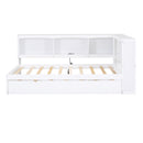 Daybed With Trundle, Storage Cabinets, USB Ports by HouseOfZazla