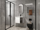 24" Wall-Mounted Bathroom Vanity With Ceramic Sink by HouseOfZazla