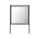 Lorenzo - Large Scale Mirror With Sleek Frame And Glittered Detailing - Silver by Unique Piece Furniture