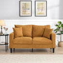 Modern Upholstered Loveseat Sofa, High Resilience by Unique Piece Furniture