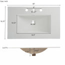 Modern Bathroom Vanity With Ceramic Sink, Tempered Blurred Glass Doors by HouseOfZazla