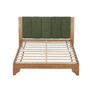 Premium Pine Wood Queen Bed Frame with Headboard